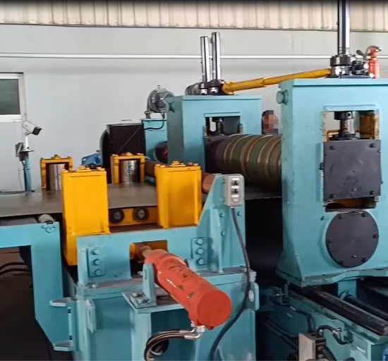 Linha de corte automática de bobina de aço CNC