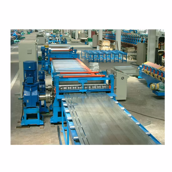 Máquina de linha de corte de bobina de aço galvanizado inoxidável laminado a quente/frio